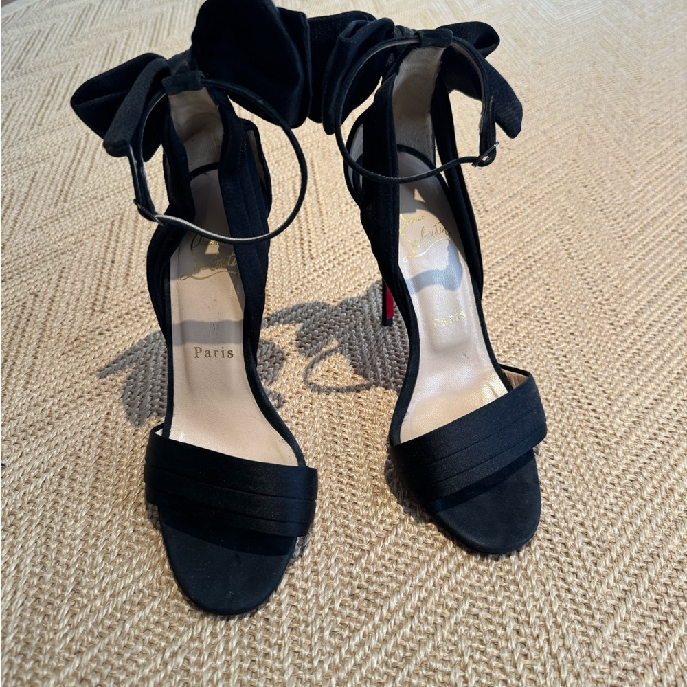 Christian Louboutin bow back sandals